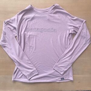 Patagonia Mauve Women's Long-Sleeved Capilene® Cool Daily Graphic Shirt